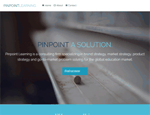 Tablet Screenshot of pinpointlearning.com